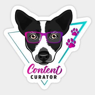 Content Curator Tee Sticker